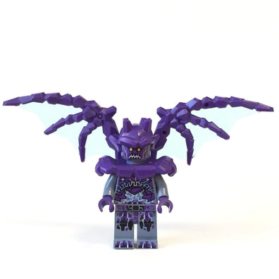 LEGO Minifigure-Gargoyle - Wings with Dark Purple Bones-Nexo Knights-NEX081-Creative Brick Builders